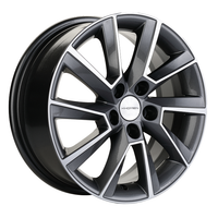 Khomen KHW1507 Gray-FP 5*100 6xR15 ET38 DIA57.1