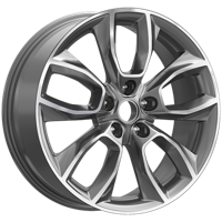 Premium Series KP001(18_UNIS-/CS55 Plus/Belgee X70) Diamond Gloss Graphite 5*114,3 7xR18 ET45 DIA60.1 (KP001)